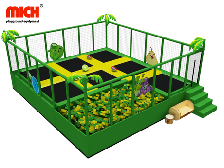 Equipo de trampolín personalizado con pozo de espuma