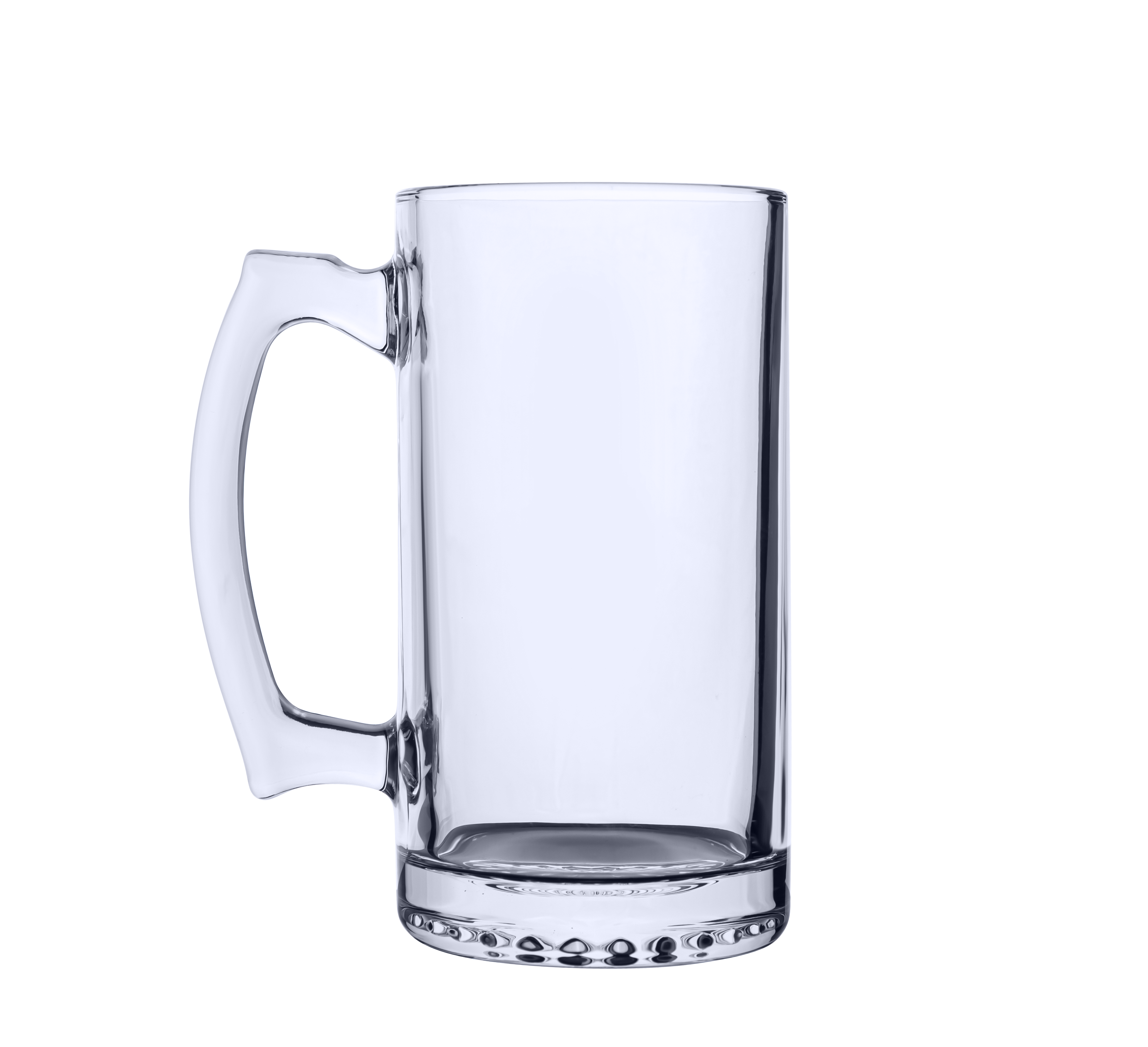 Dishwasher Safe Sturdy Large 26 oz Lead-Free Crystal Glass Beer Mug With Handle 