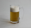 Dishwasher Safe Sturdy Large 26 oz Lead-Free Crystal Glass Beer Mug With Handle 