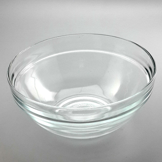 Wholesale 9cm Transparent Glass Mixing Bowl