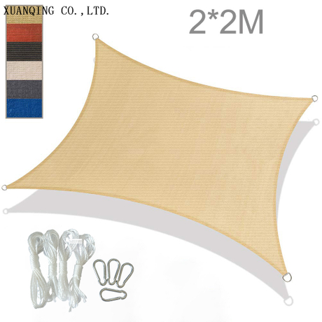 XUANQING-Rectangular HDPE Sun Shade Sail for Backyard,garden,swimming Pool