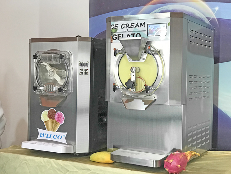 Wellcooling Factory Direct Sale Table Mini Commercial Hard Ice Cream Machine