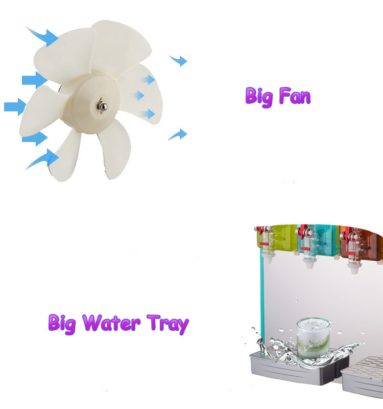 Stainless Steel 10 Liters 4 Bowl Juice Dispenser