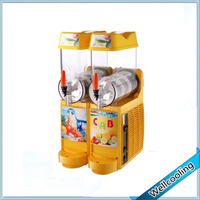 Xrj-12lx2 Double Bowls 24L Yellow Granita Smoothie Ice Slush Machine