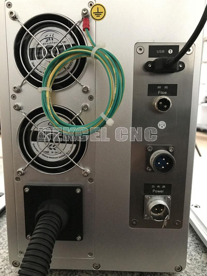 m&aacute;quina de la marca del laser de la fibra de la cara posterior