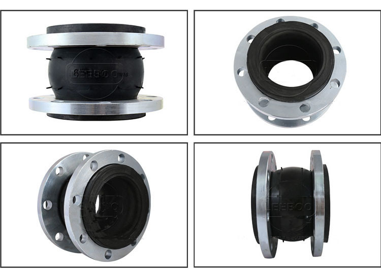 High Temperature Flexible Single Sphere Rubber Expansion Joints with Flange
