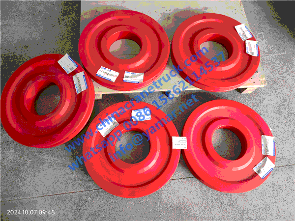 Customer Order Pulley for His XCMG Truck Cranes