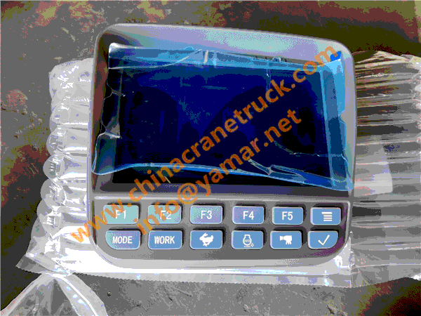 Customer order monitor display for XCMG excavator