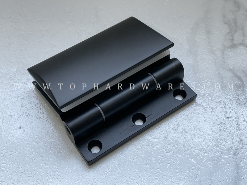 ZINC ALLOY GLASS DOOR HINGE-BL