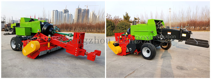 Corn Stalk Crushing and Recycling Harvest Round Baler