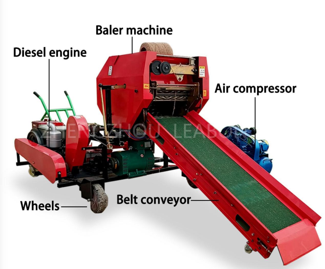 round silage baler2