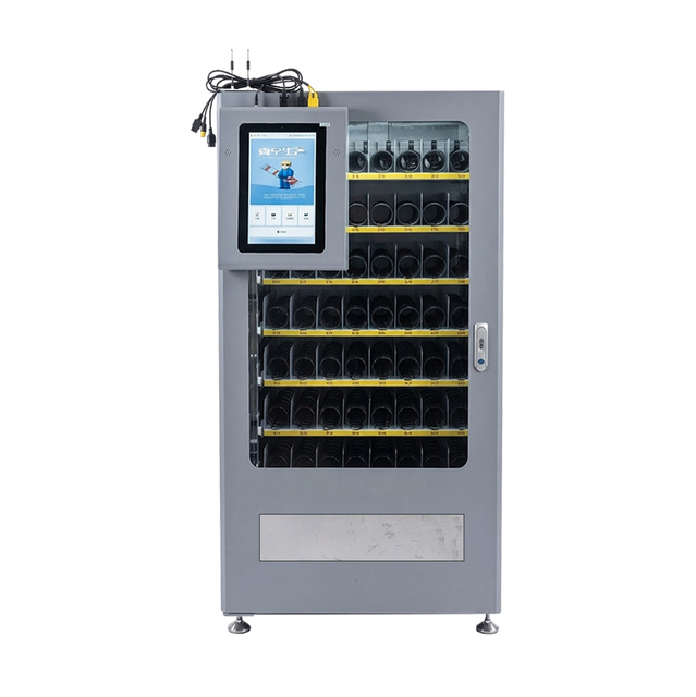 Gabinete de almacenamiento de herramientas maestro T56 | Máquina expendedora de herramientas industriales con 56 selecciones en espiral