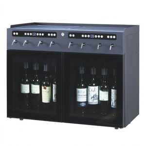 Dispensador de vino SC-8 | Sistema de conservación de vino de argón/nitrógeno para 8 botellas