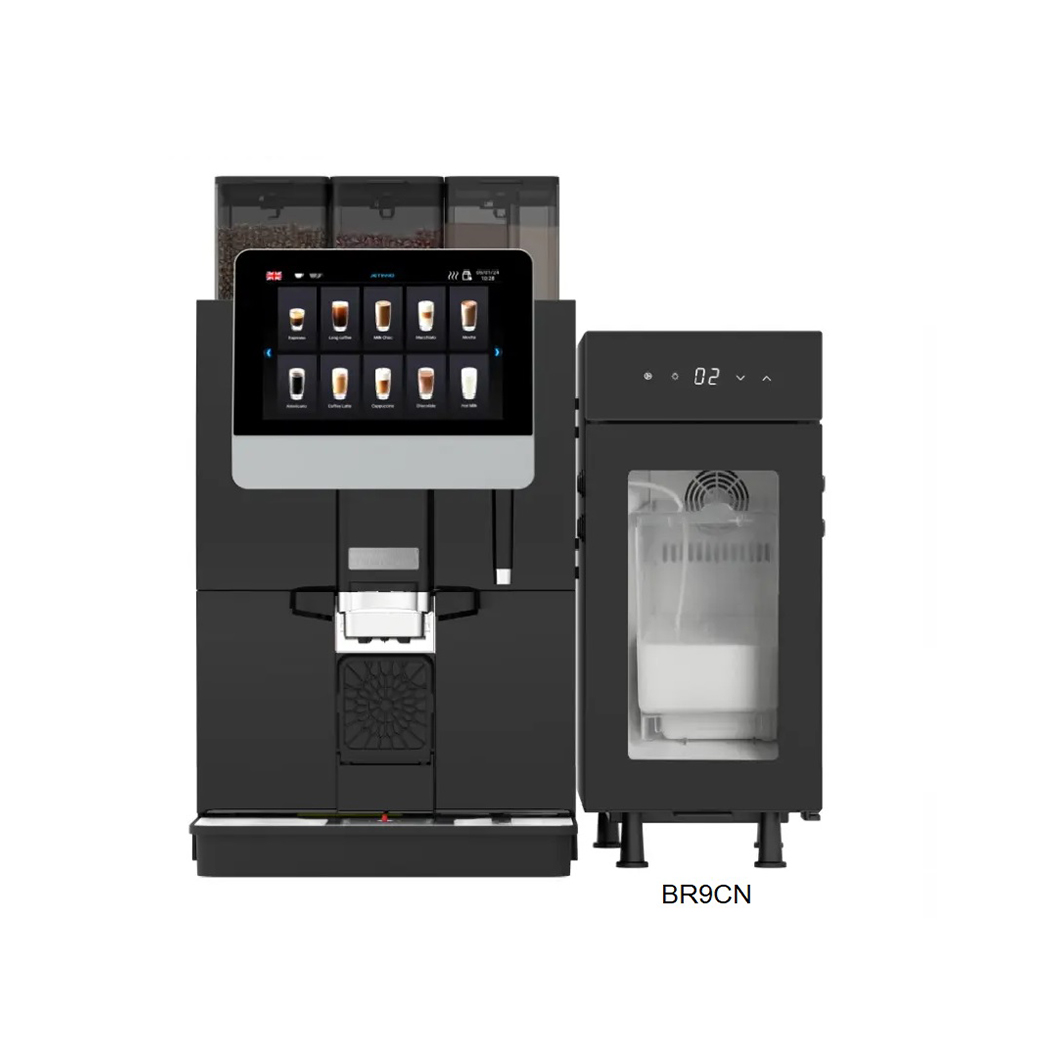 BR9CN Enfriador de leche con puerta de vidrio de 9L | Refrigerador de leche comercial de 0-4 °C