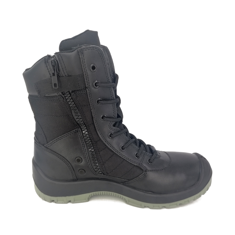 New style safety toe men work sneaker high boots with steel insert plate Safety Protection Labor Shoes