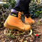 Security Work Shoe Boot lightweight pig leather steel toe cold weather military boot safety shoes