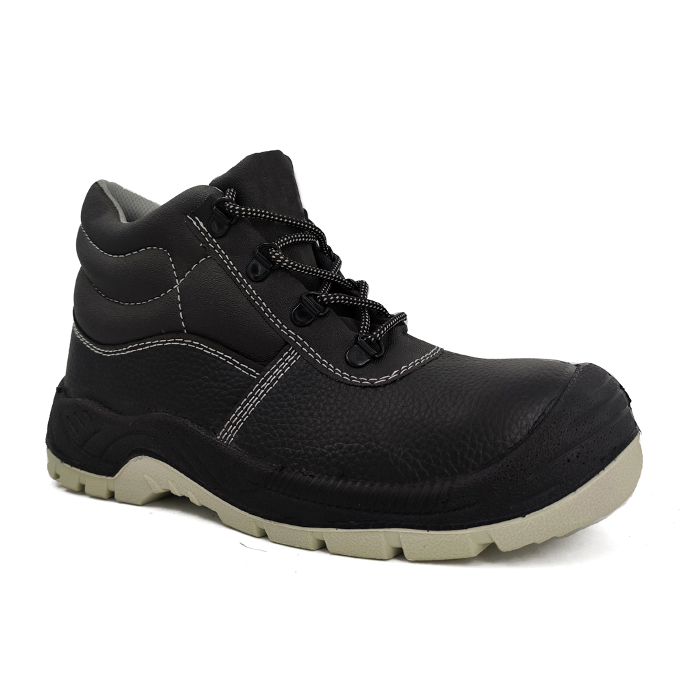 Lace up genuine leather upper OEM ODM industry safety shoes steel toe for men S3 CE Cert waterproof safety shoes Botas de Seguri