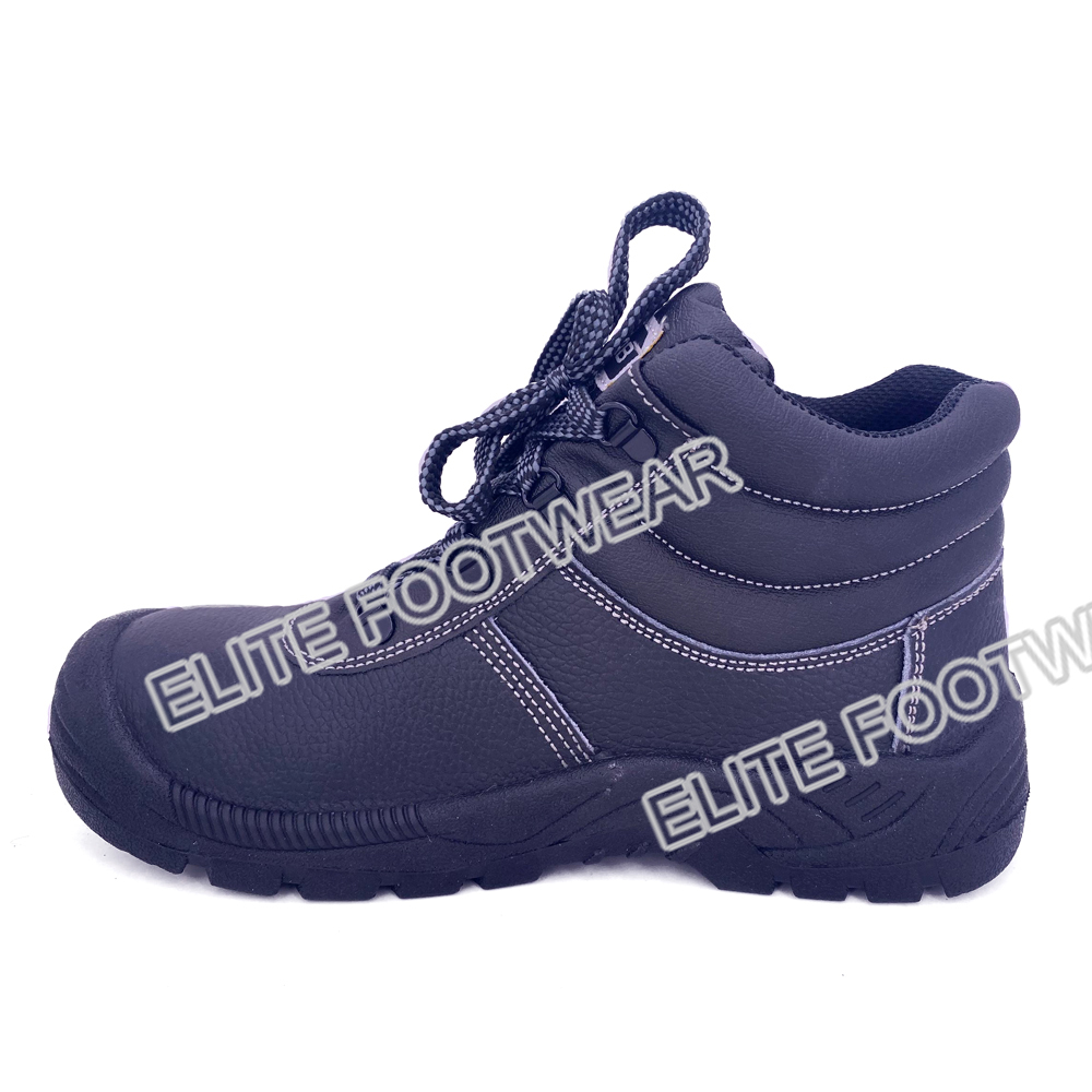 CE S3 steel toe steel plate insert genuine upper leather anti compression China factory supply OEM construction safety shoes