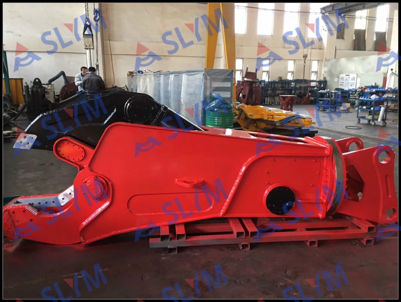 Scrap Metal Cutter Concrete Hydraulic Shear Pulverizer excavator demolition shear