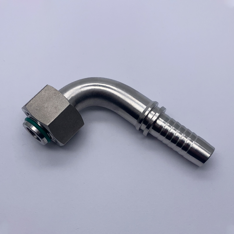 20491SS ISO 12151-2-DIN3865 90° Metric Female 24° Cone O-Ring Pipe Hose Fitting Adapter hydraulic hose fitting couple