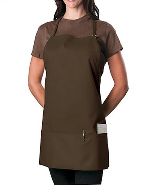  Black Adjustable Bib Apron 