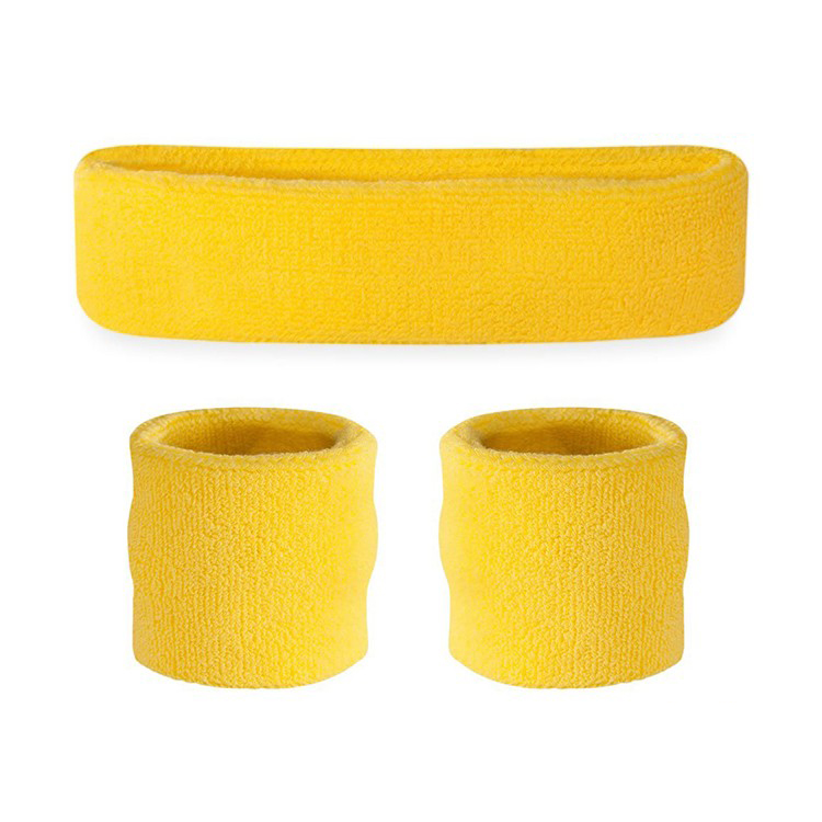 Sport sweatband and headband sets