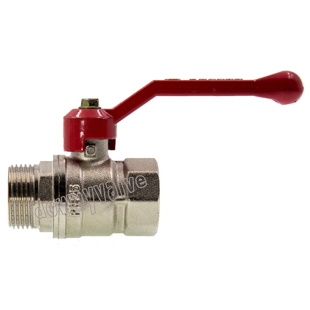 Robinet &agrave; boisseau sph&eacute;rique femelle &agrave; passage int&eacute;gral DW248 avec poign&eacute;e &agrave; levier