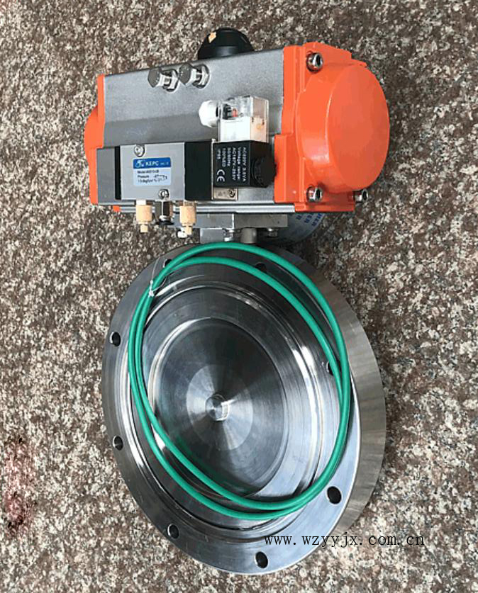 GIQ High Vacuum Pneumatic Butterfly Valve