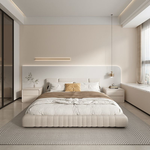 Multi-Layer Simple Wooden High Quality Modern Smart Bedside Table Bedroom Furniture OEM Fashion Nightstand