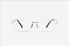 PA2225F Nylon square & titanium temples eyewear glasses frame
