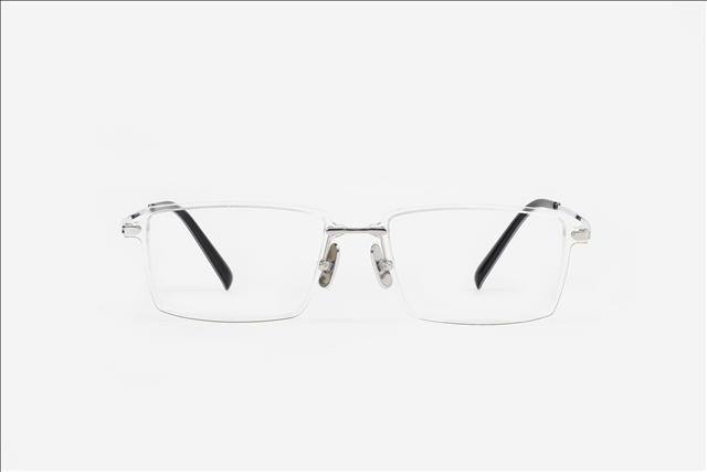 PA2225F Nylon square & titanium temples eyewear glasses frame