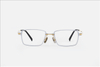 PA2200F square front with titanium eyewear glasses frame