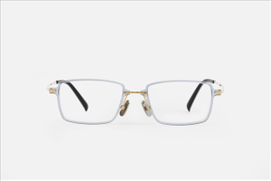 PA2200F square front with titanium eyewear glasses frame