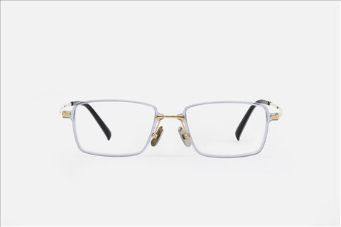 PA2200F square front with titanium eyewear glasses frame
