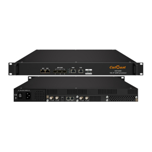 HEP200D 10G IP QAM Modulator 112 DVB-C QAM Channels Output with Multiplexer Scramble