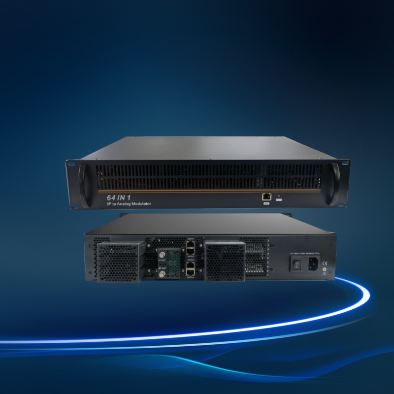 HPR6600 64 in 1 PAL NTSC IP to Analog Modulator