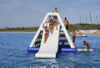 Inflatable Water Toys Climbing Wall Ladder And Slide for Water Games