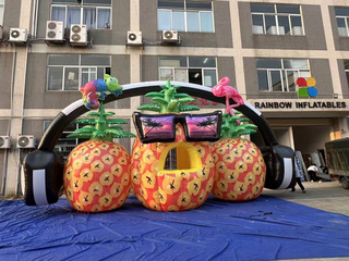 Inflatable Pineapple Decoration with Glasses