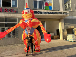 Inflatable Walking Clown Cartoon