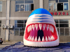 Inflatable shark head ornament