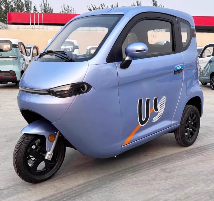 China cerró el triciclo de la cabina eléctrica de edad avanzada con triciclo de cabina eléctrica EEC L2E de 3 ruedas cubierta