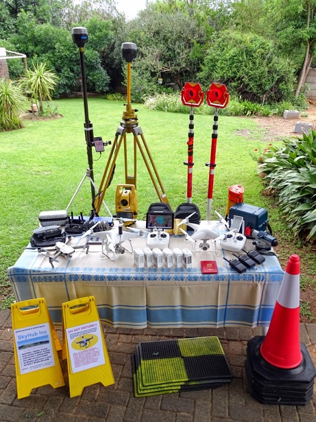 GPS PPK Kit dengan DJI Phantom 4 Pro Bekerja di Keretapi Afrika Selatan