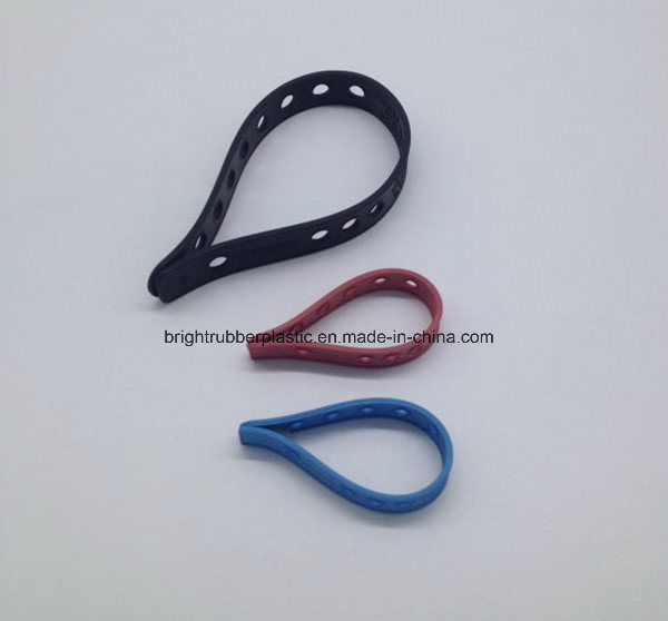 OEM High Quality Flexible Molded Silicone Strap