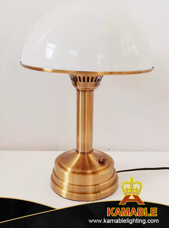 Освещение стола гостиницы античного стиля причудливое медное стальное белое акриловое (KATL03-B)