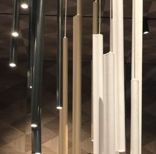 Подвесной светильник проекта отеля из алюминиевой кожи с чувством художника (KA1282)