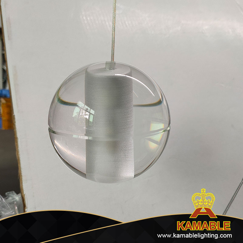Подвесной светильник для столовой из прозрачного стекла (MD10360-1-100)