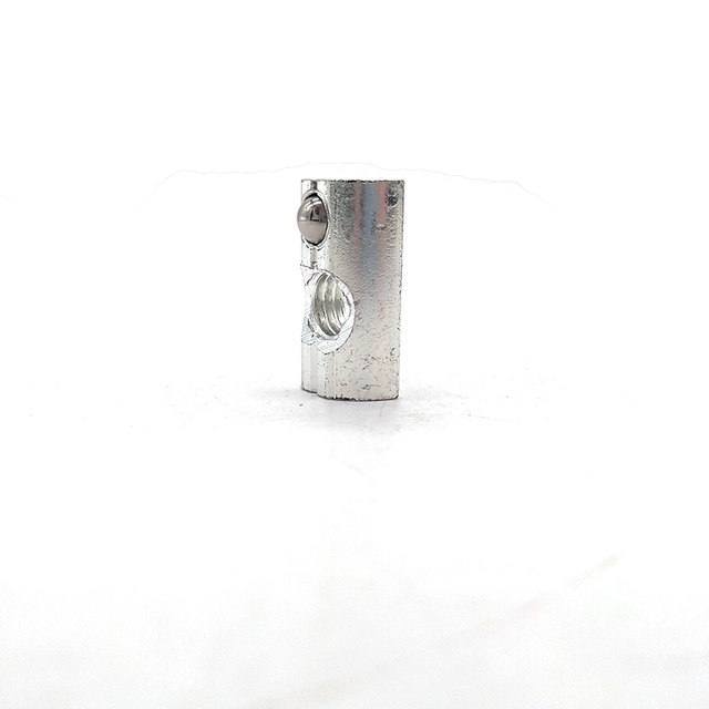 Écrou élastique à bille à ressort en acier au carbone, série en T, pour Rail de guidage à profil extrudé en alliage d'aluminium avec fente adaptée