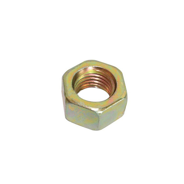 Tuerca hexagonal plateada con zinc amarillo del tamaño estándar M12 M16 M8 M64 M32 del OEM