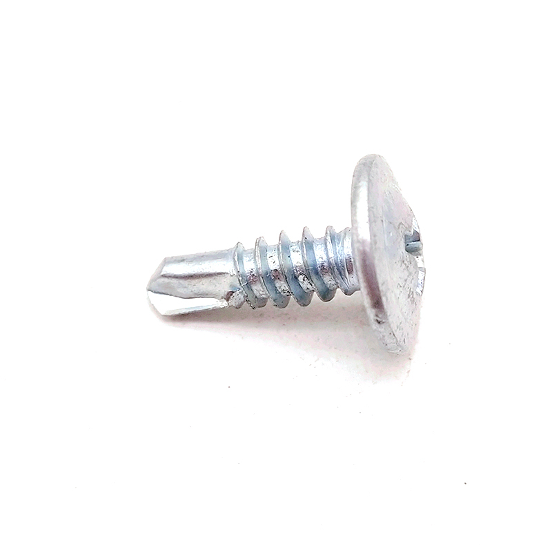 Tornillo autoperforante corto con cabeza de armadura Phillips con revestimiento de zinc de grado 4,8/6,8/8,8 de acero al carbono