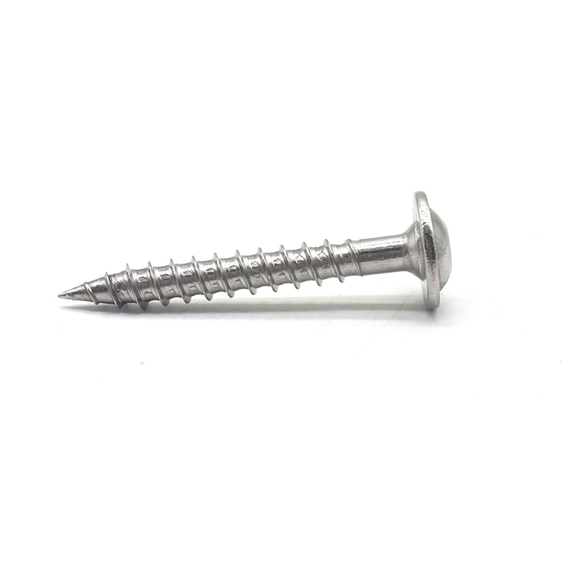 Tornillo autorroscante de zinc Torx con cabeza plana de acero inoxidable